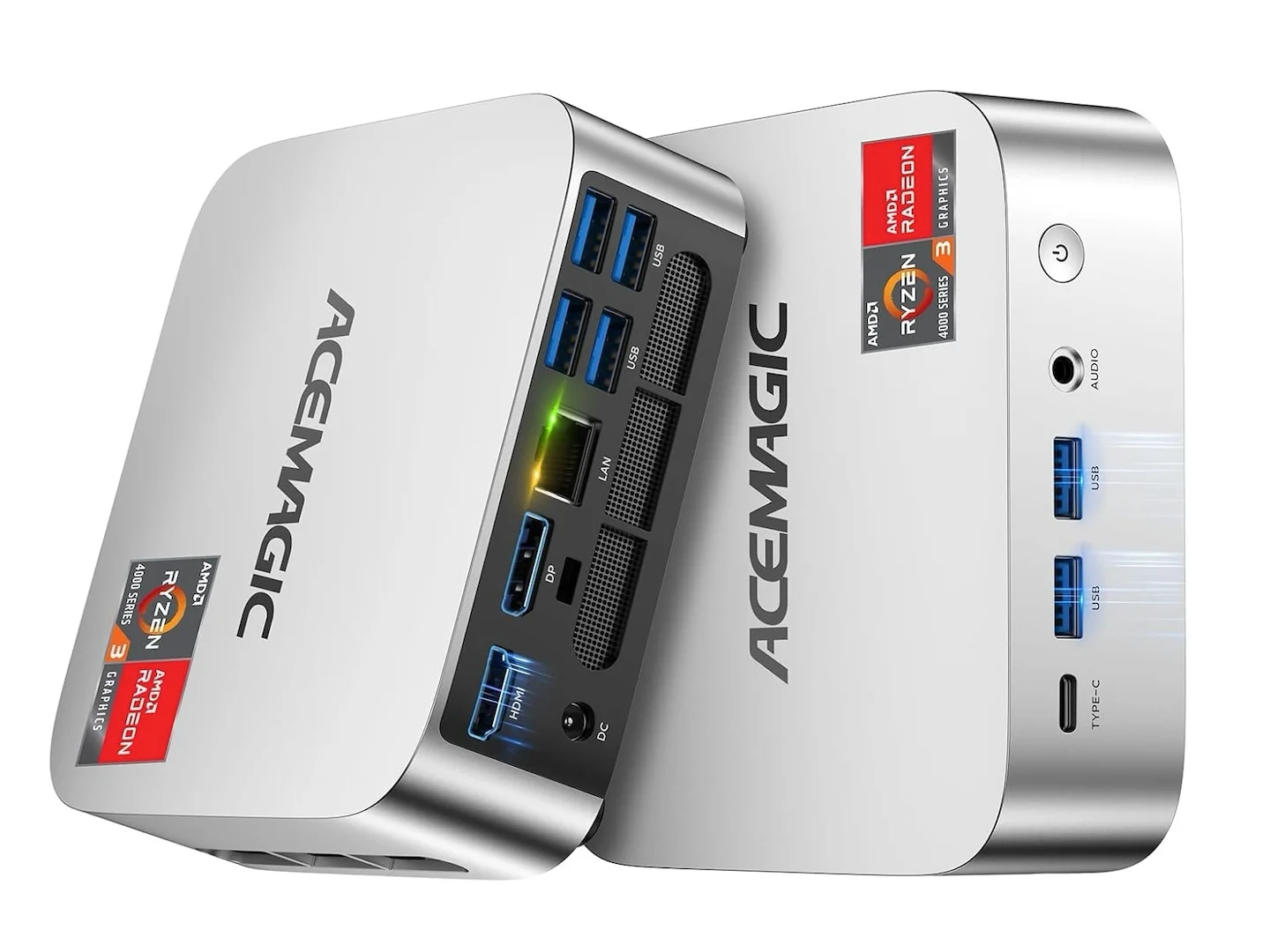 ACEMAGIC K1 Mini PC AMD Ryzen 7330U 16GB 256 SSD 4 Cores 8 Threads 4.3GHz