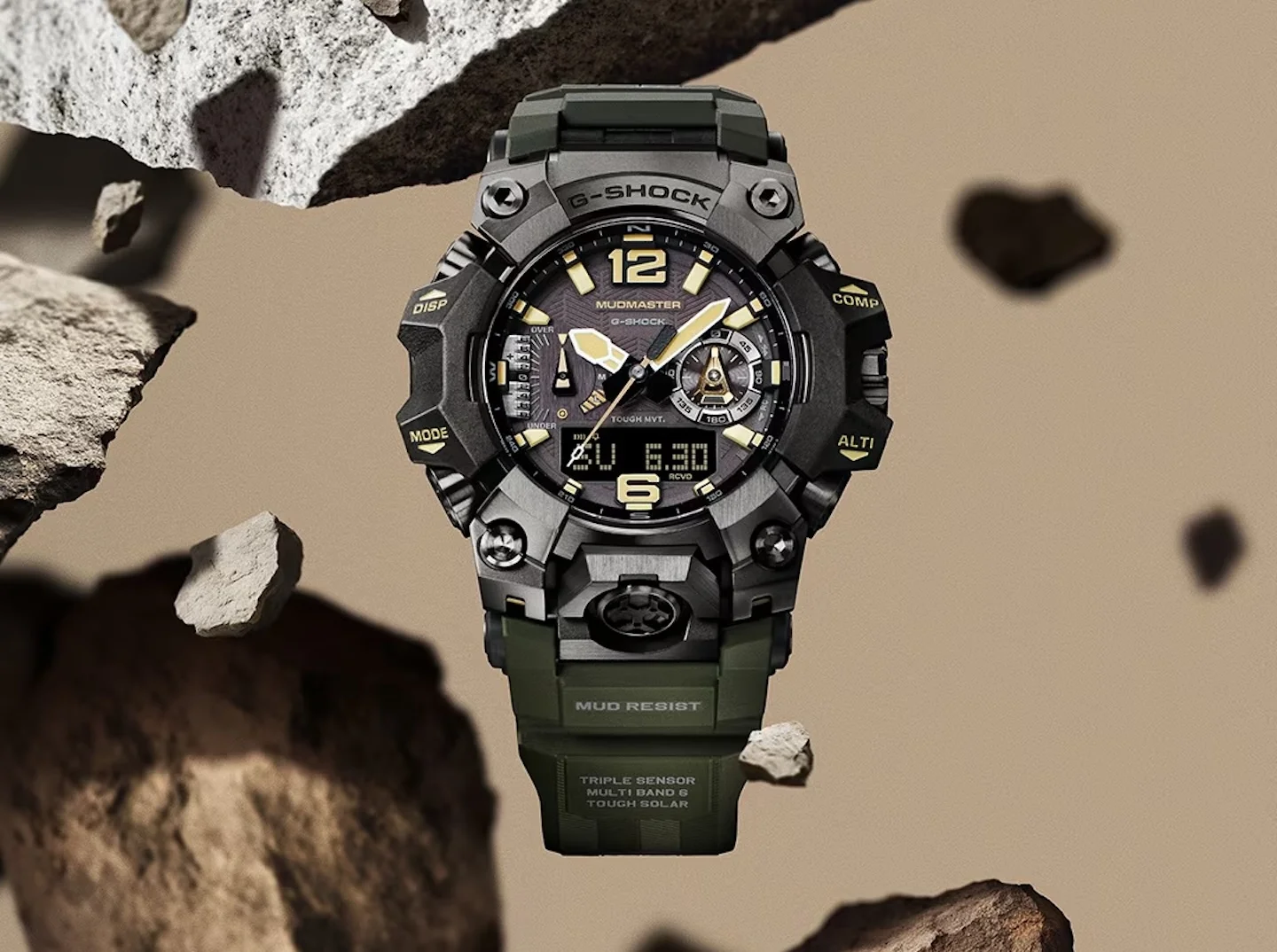 卡西欧 Mudmaster GWG-B1000-1A3