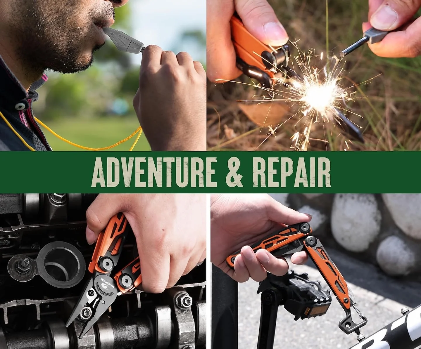 MOSSY OAK 27-in-1 CNC-Machined Multitool Pliers 7