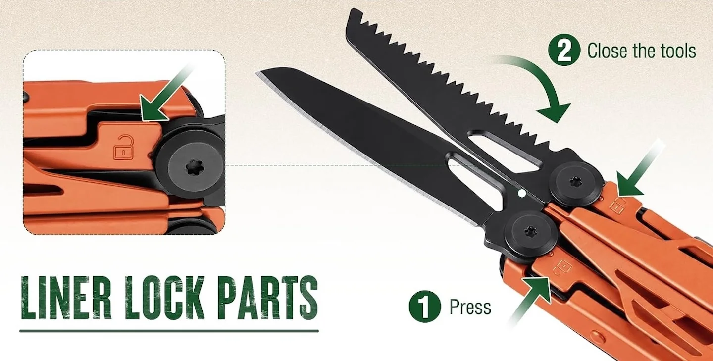 MOSSY OAK 27-in-1 CNC-Machined Multitool Pliers 6