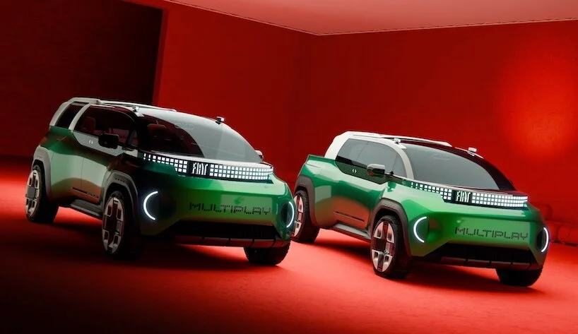 fiat multiplay concept transforms family car into pickup with sliding rear module