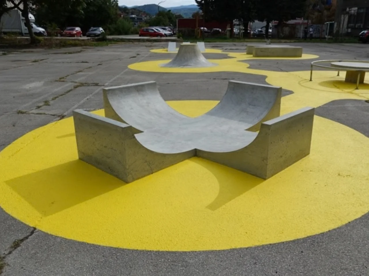 Skateable 装置近景