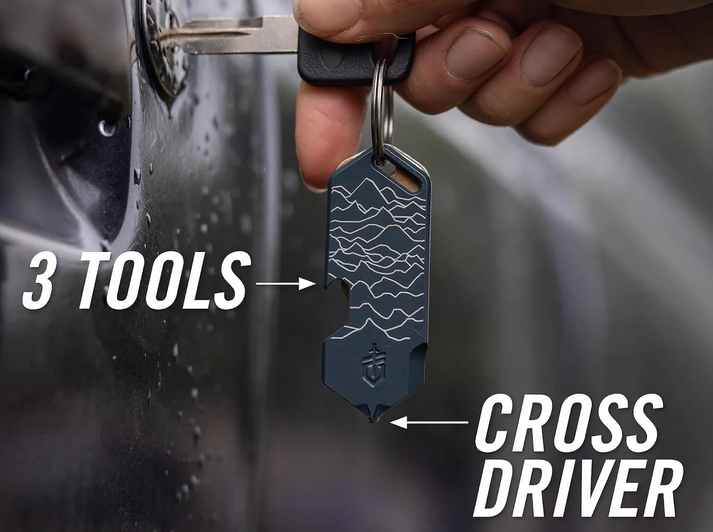 Gerber Gear Shard Keychain 3 in 1 Multitool 5