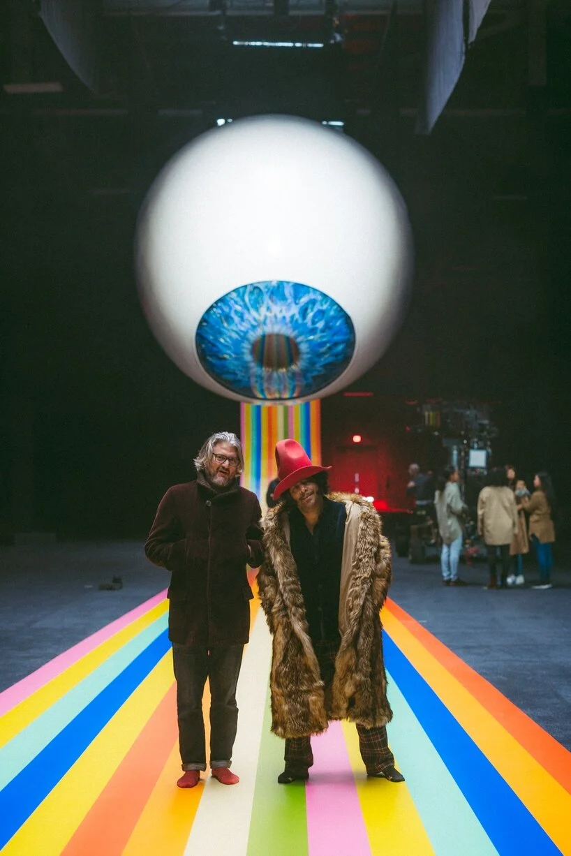 Christopher Glass 与 Boots Riley 在《I Love Boosters》片场