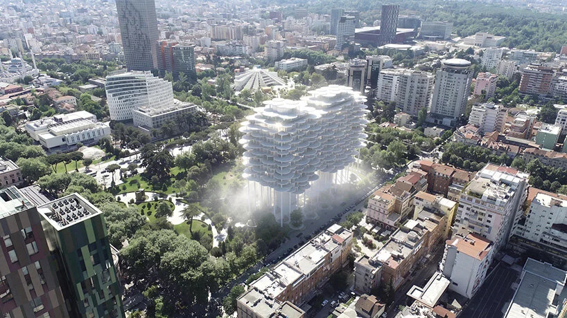 BIG 地拉那喷泉广场方案效果图
